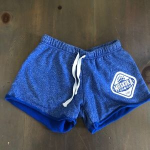 Blue Muskoka bear wear shorts